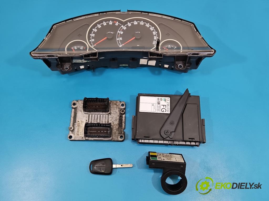 Opel Meriva A 2002-2010 1.4 16V 90 HP manual 66 kW 1364 cm3 5- riadiaca jednotka motora 0261208255