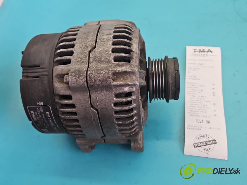 Vw Passat B5 1995-2005 1.9 tdi 110 hp manual 81 kW 1896 cm3 5- Alternator 0123515003 (Alternátor)