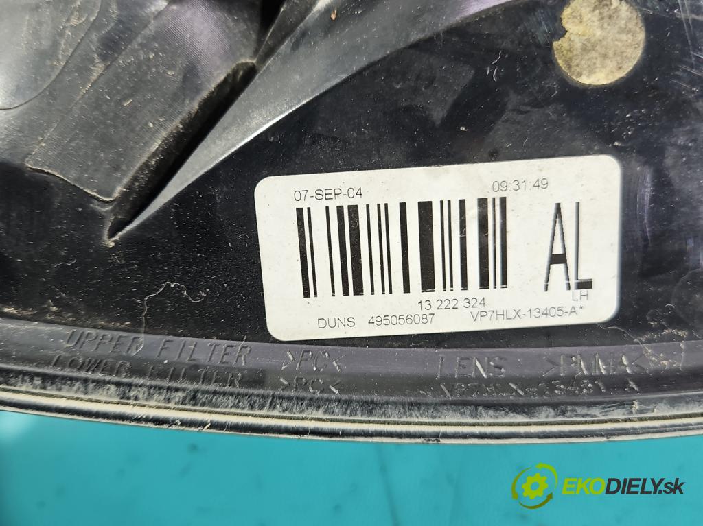 Opel Astra III 2004-2014 1.6 16V 116 HP manual 85 kW 1598 cm3 5- svetlo / reflektor zadné ľavé 13222324 (Kľučka dverí ostatné)
