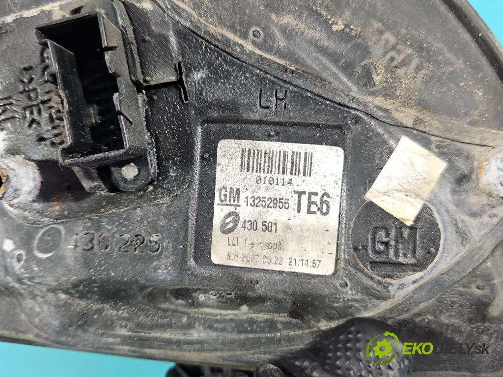 Opel Astra III 2004-2014 1.6 16V 116 HP manual 85 kW 1598 cm3 5- zrkadlo ľavé 13252955 (Kľučka dverí ostatné)