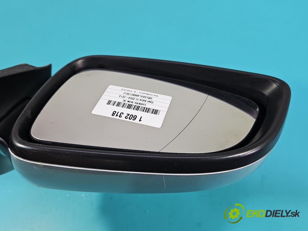 Opel Astra III 2004-2014 1.6 16V 116 HP manual 85 kW 1598 cm3 5- zrkadlo ľavé 13252955 (Kľučka dverí ostatné)