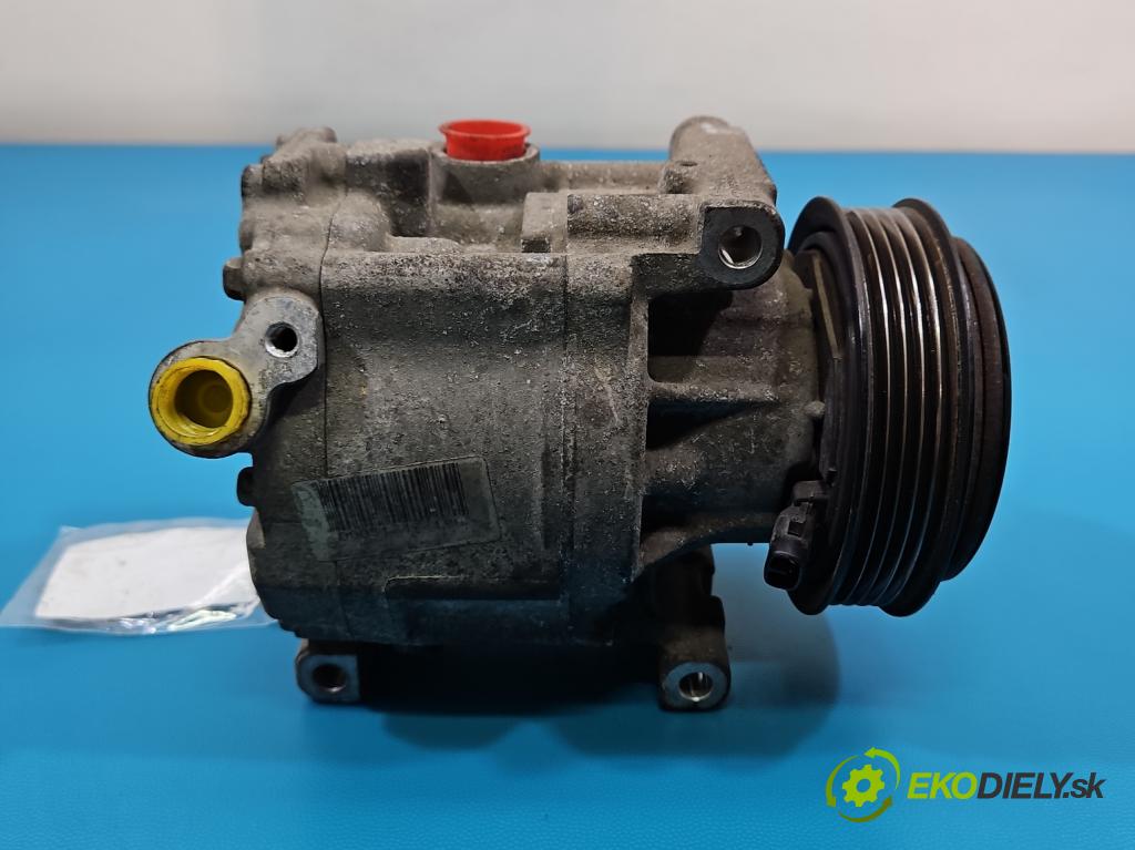 Fiat Albea 1.4 8V 77 HP manual 57 kW 1368 cm3 4- Kompresor: klimatizácie SCSB06 (Kompresor klimatizácie)