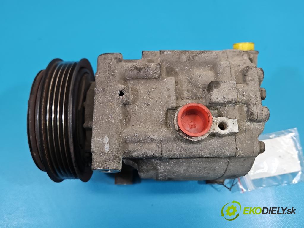 Fiat Albea 1.4 8V 77 HP manual 57 kW 1368 cm3 4- Kompresor: klimatizácie SCSB06 (Kompresor klimatizácie)