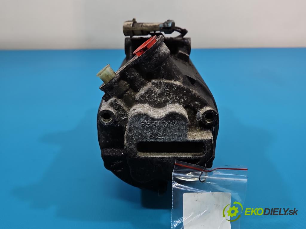 Opel Meriva A 2002-2010 1.4 16V 90 HP manual 66 kW 1364 cm3 5- Kompresor: klimatizácie 383601234 (Kompresor klimatizácie)