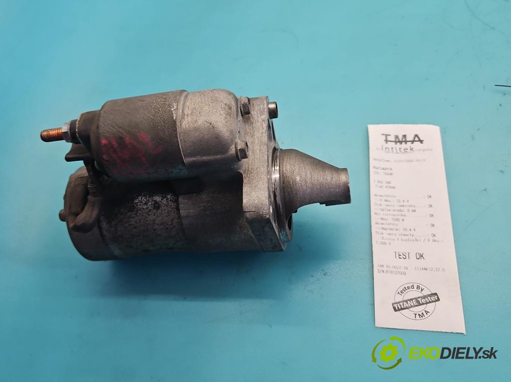 Fiat Albea 1.4 8V 77 hp manual 57 kW 1368 cm3 4- startér: 55193356 (Startér)