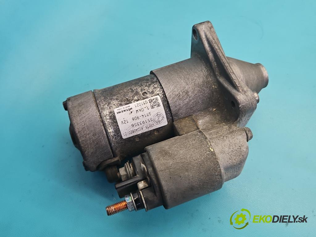 Fiat Albea 1.4 8V 77 HP manual 57 kW 1368 cm3 4- štartér 55193356 (Štartér)
