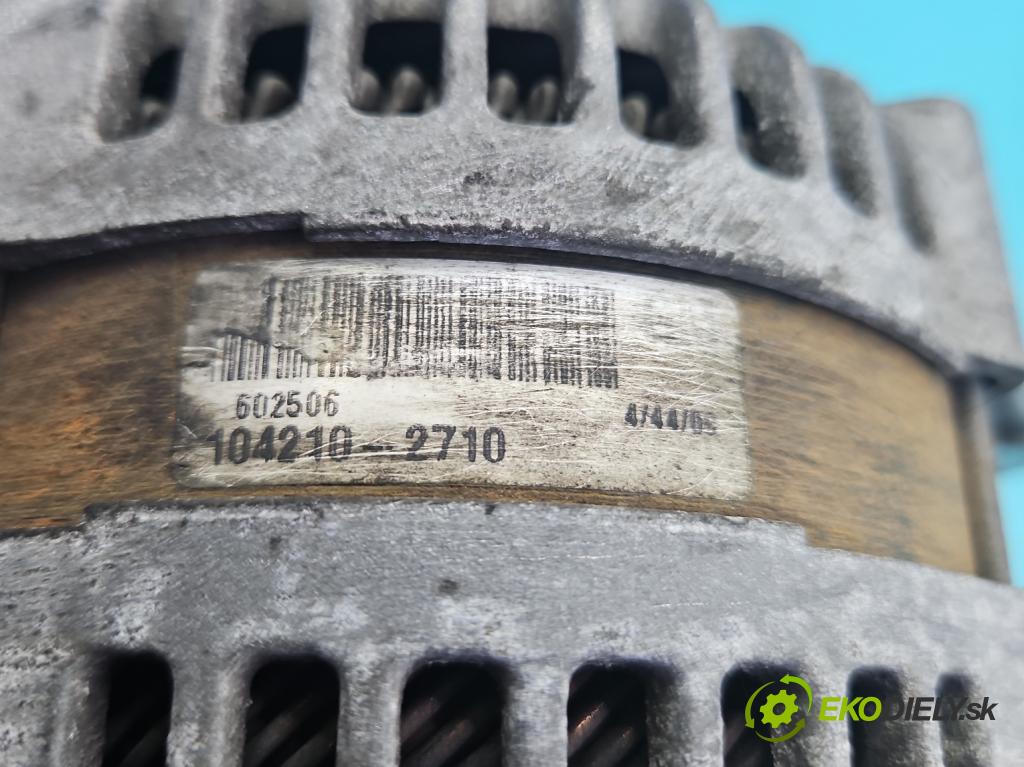 Ford C-Max I 2003-2010 2.0 tdci 133 HP manual 98 kW 1997 cm3 5- Alternator 104210-2710 (Alternátor)