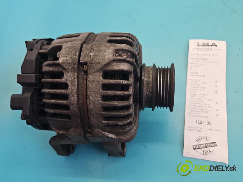 Opel Astra III 2004-2014 1.6 16V 116 hp manual 85 kW 1598 cm3 5- Alternator  (Alternátor)
