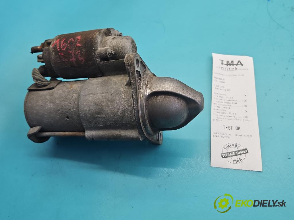 Opel Astra III 2004-2014 1.6 16V 116 hp manual 85 kW 1598 cm3 5- startér:  (Startér)