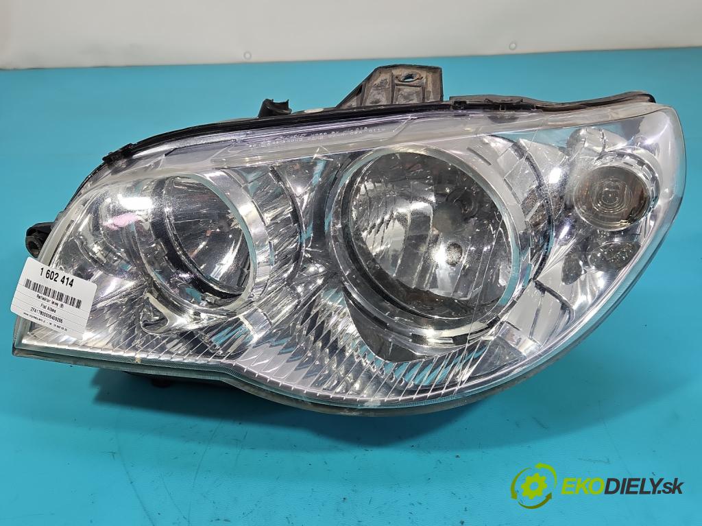 Fiat Albea 1.4 8V 77 HP manual 57 kW 1368 cm3 4- Reflektor: ľavý 517544720 (Kľučka dverí ostatné)