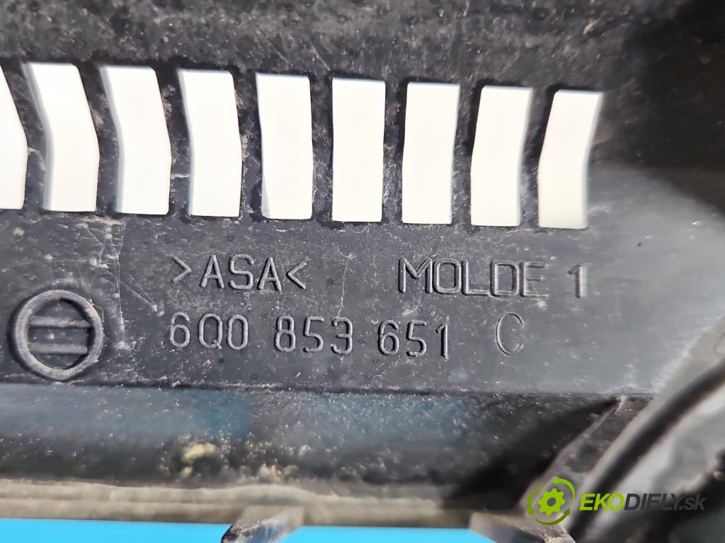 Vw Polo IV 9N 2001-2009 1.2 6V 54 hp manual 40 kW 1198 cm3 3- mřížka 6Q0853651C