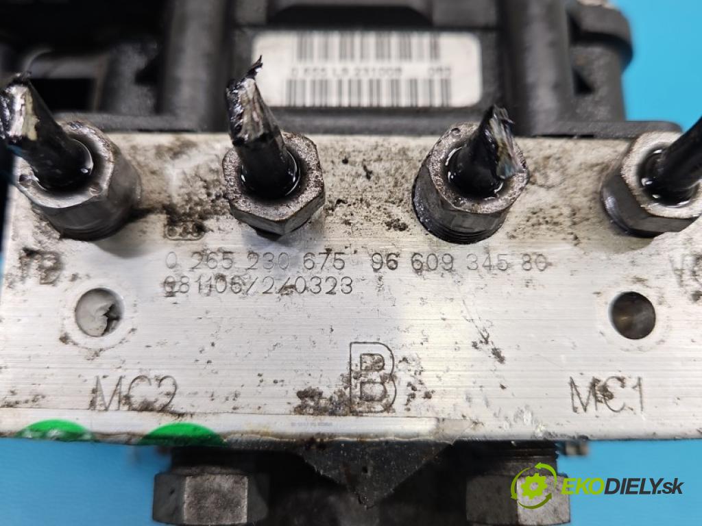 Citroen C4 Grand picasso I 2006-2013 2.0 hdi 136 HP manual 100 kW 1997 cm3 5- čerpadlo abs 0265951253 (Pumpa ABS)