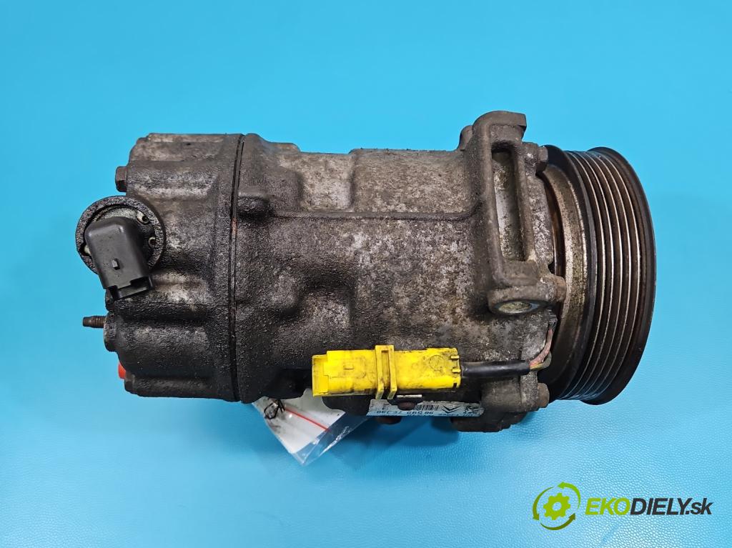 Citroen C4 Grand picasso I 2006-2013 2.0 hdi 136 HP manual 100 kW 1997 cm3 5- Kompresor: klimatizácie 9659876080 (Kompresor klimatizácie)
