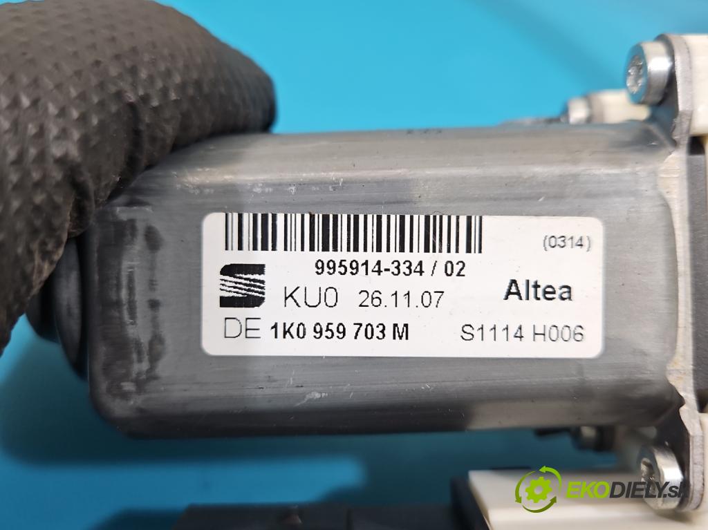 Seat Altea 1.8 TFSI 160 HP manual 118 kW 1798 cm3 5- mechanizmus okna zadné ľavý 1K0959703M