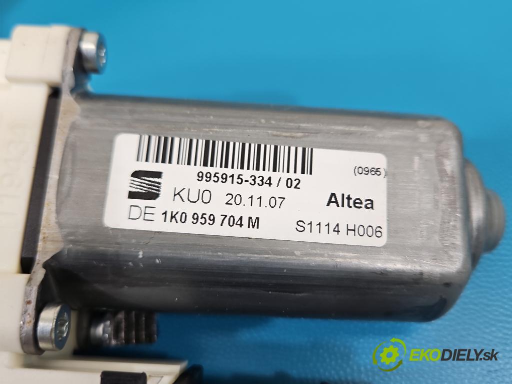 Seat Altea 1.8 TFSI 160 HP manual 118 kW 1798 cm3 5- mechanizmus okna zadné pravý 1K0959704M