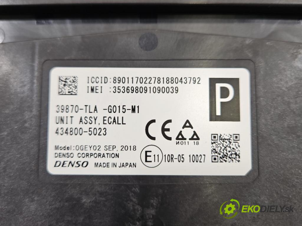 Honda CR-V V 2016-2023 1.5 T 193 hp automatic 142 kW 1498 cm3 5- řídící jednotka 39870-TLA-G015-M1