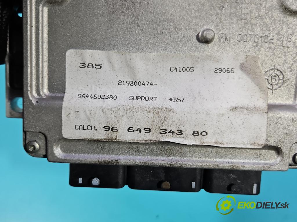 Citroen C4 I 2004-2011 1.4 16V 88 HP manual 65 kW 1360 cm3 5- riadiaca jednotka motora IAW 6LP2.05
