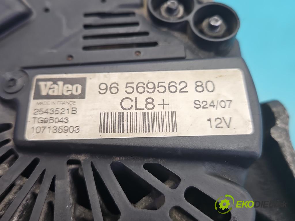Citroen C4 I 2004-2011 1.4 16V 88 hp manual 65 kW 1360 cm3 5- Alternator 9656956280 (Alternátor)