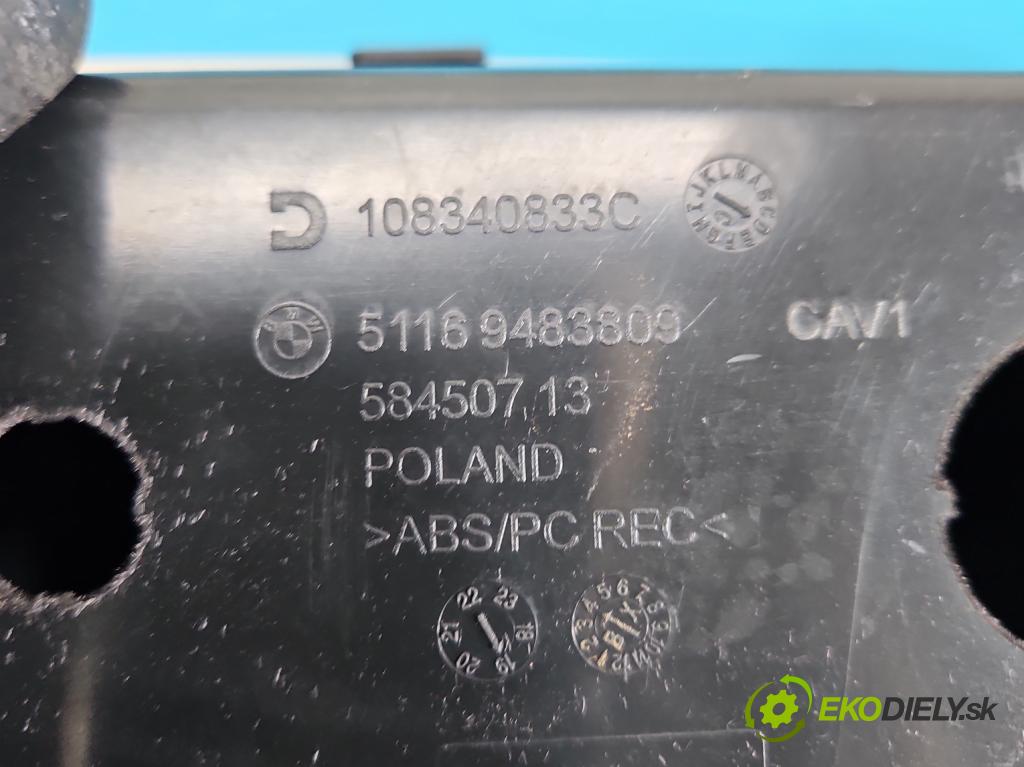 Bmw 5 G30 2017-2024 2.0 T 184hp automatic 135 kW 1998 cm3 4- operadlo 9483809 (Lakťová opierka)