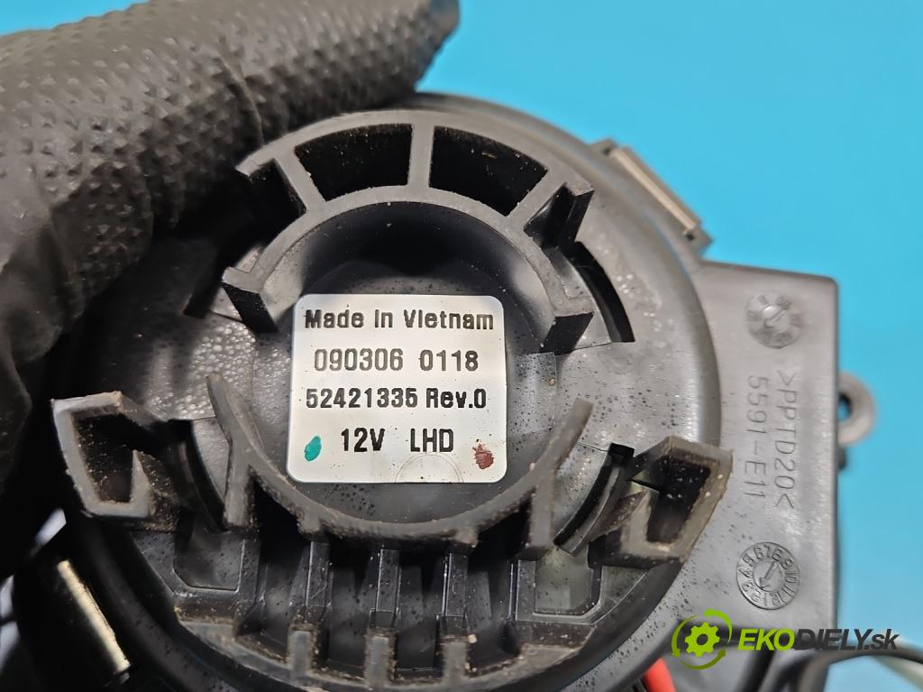 Opel Astra III 2004-2014 1.8 16V 140 HP manual 103 kW 1796 cm3 2- ventilátor vzduchu 52421335