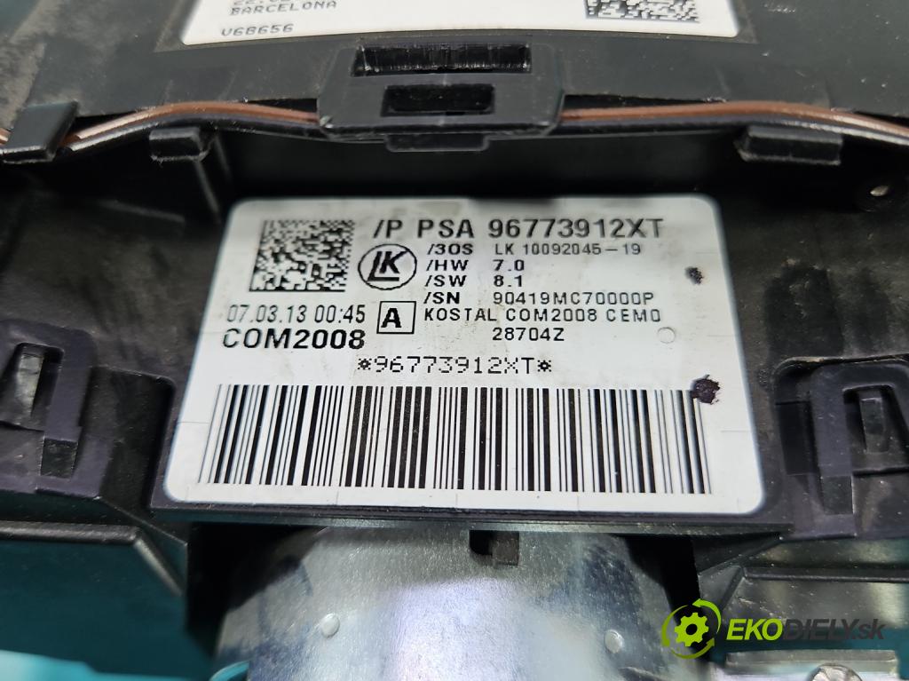 Peugeot 3008 I 2009-2016 1.6 hdi 9HD: 111KM automatic 82 kW 1560 cm3 5- prepínač komplex: 96667245XT (Prepínacie páčky pod volantom)