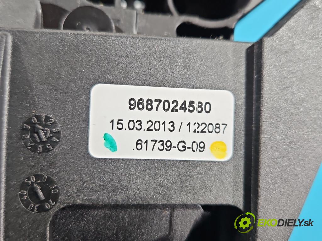 Peugeot 3008 I 2009-2016 1.6 hdi 9HD: 111KM automatic 82 kW 1560 cm3 5- kulisa změny stupňová 9687024580 (Řadicí páka (kulisa) )
