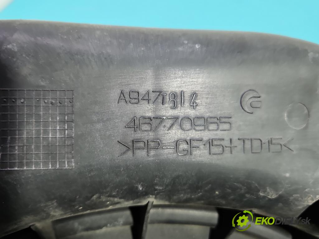 Fiat Doblo I 2001-2010 1.2 8V 65 hp manual 48 kW 1242 cm3 5- obal filtra vzduchu 46770965 (Kryt vzduchového filtru)