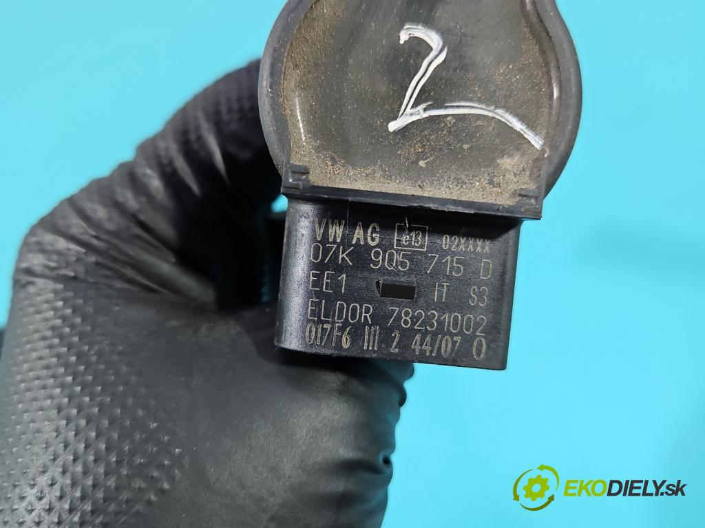 Seat Altea 1.8 TFSI 160 HP manual 118 kW 1798 cm3 5- cievka zapaľovacia 07K905715D (Zapaľovacia cievka)