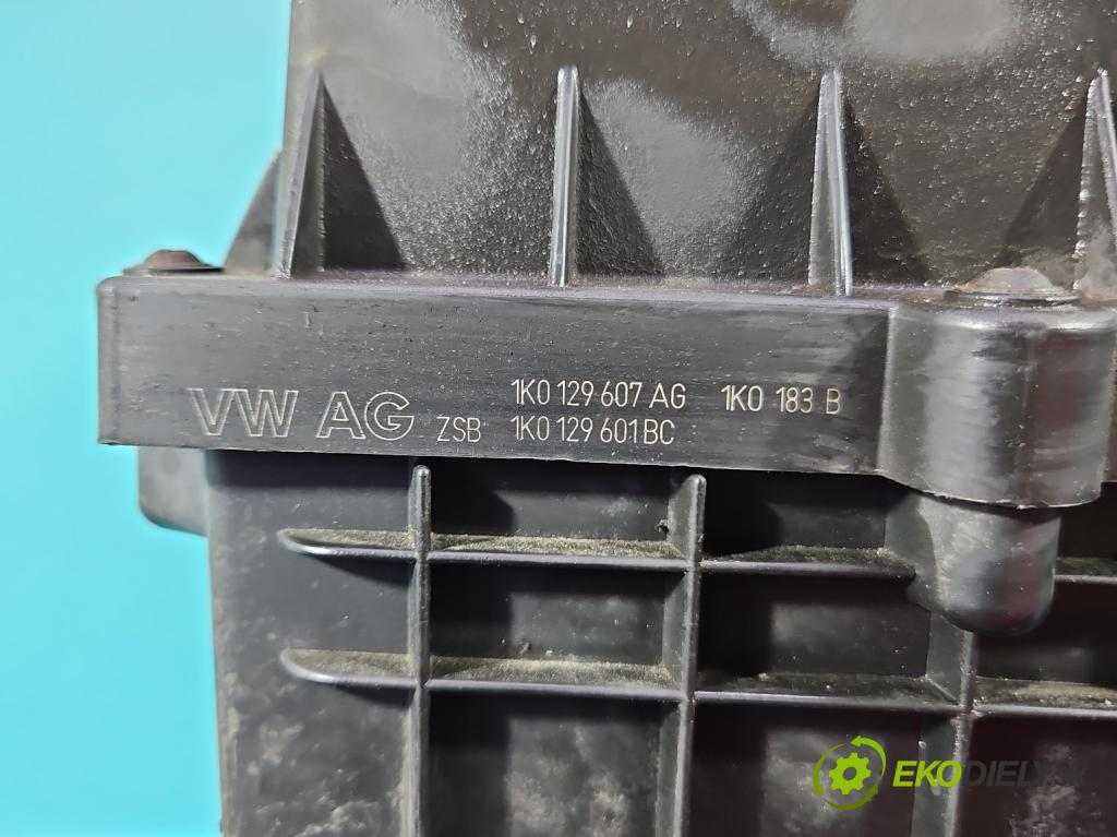 Seat Altea 1.8 TFSI 160 hp manual 118 kW 1798 cm3 5- obal filtra vzduchu 1K0129607AG (Kryt vzduchového filtru)