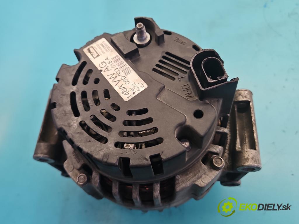 Seat Altea 1.8 TFSI 160 hp manual 118 kW 1798 cm3 5- Alternator 06D903016A (Alternátor)