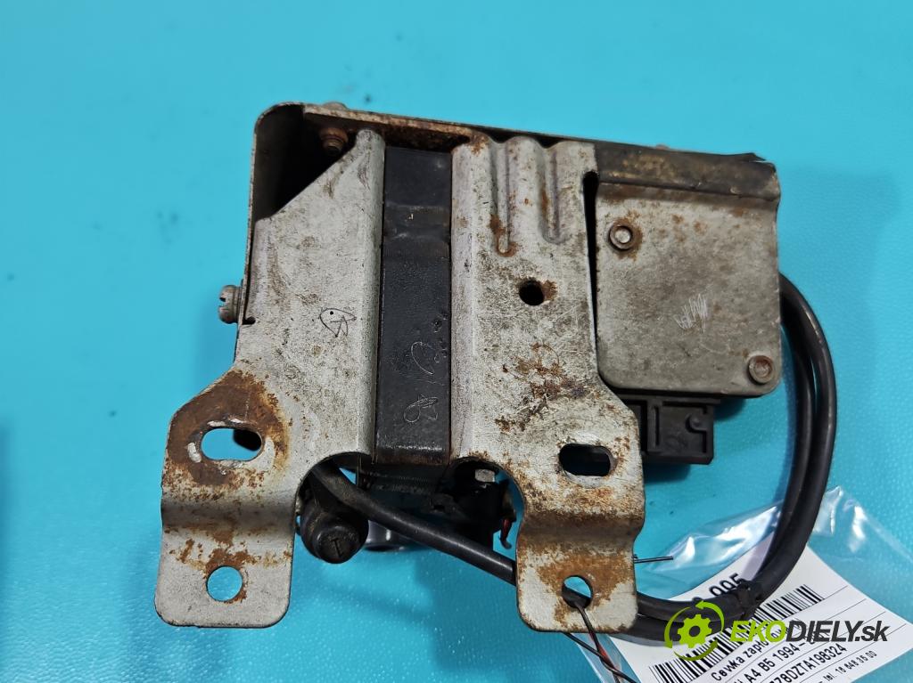 Audi A4 B5 1994-2001 1.6 8V 101 HP manual 74 kW 1595 cm3 4- cievka zapaľovacia  (Zapaľovacia cievka)