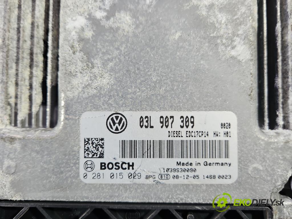 Vw Passat B6 2005-2010 2.0 tdi 170 hp automatic 125 kW 1968 cm3 5- řídící jednotka motoru 03L907309