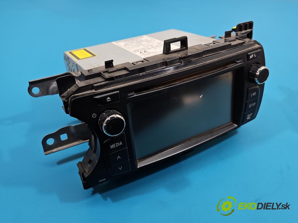 Toyota Yaris III 2011-2020 1.3 vvti 99 hp manual 73 kW 1329 cm3 5- Radio továrna: 86140-0D010