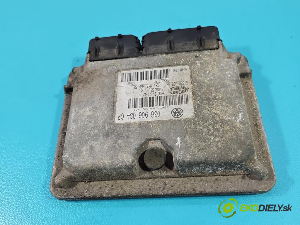 Seat Leon I 1999-2005 1.6 16V 105 hp manual 77 kW 1598 cm3 5- řídící jednotka motoru 036906034CP