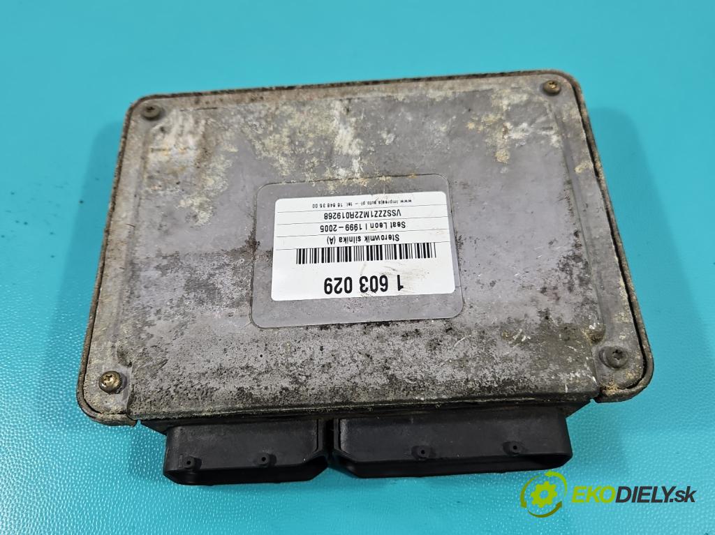 Seat Leon I 1999-2005 1.6 16V 105 hp manual 77 kW 1598 cm3 5- řídící jednotka motoru 036906034CP
