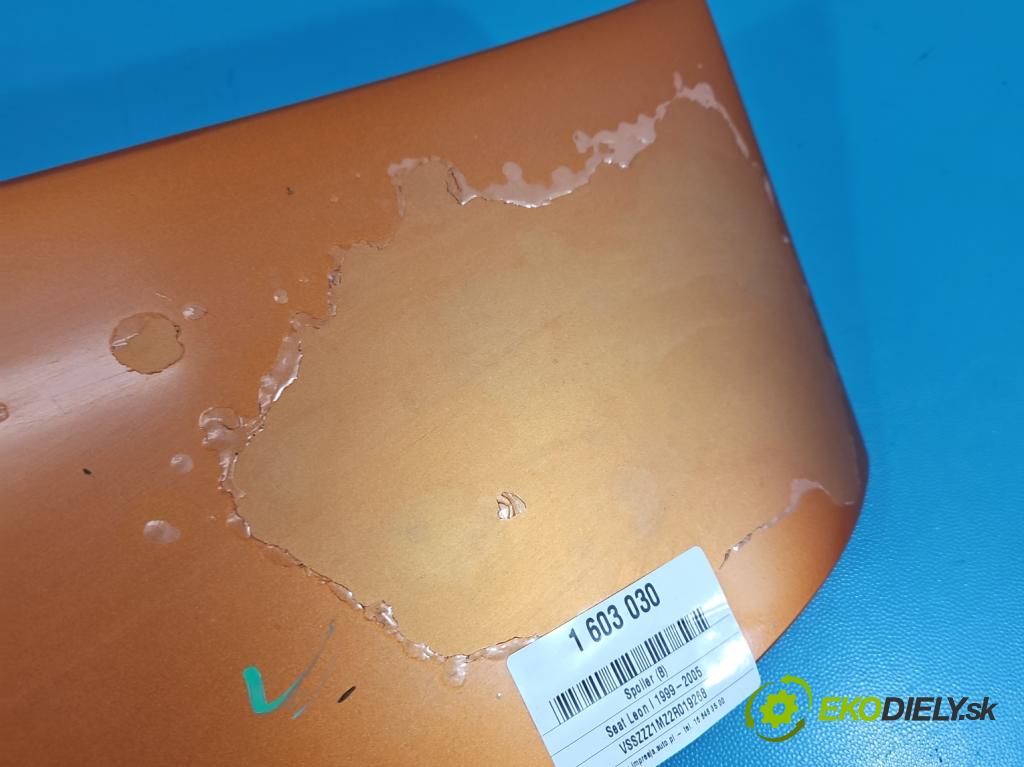 Seat Leon I 1999-2005 1.6 16V 105 hp manual 77 kW 1598 cm3 5- spoiler 1M6827933B (Spoiler)