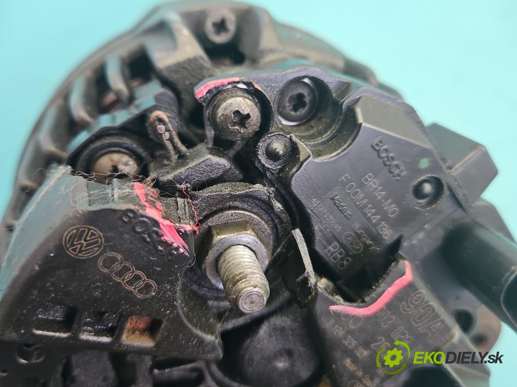 Seat Leon I 1999-2005 1.6 16V 105 hp manual 77 kW 1598 cm3 5- Alternator 0124325003 (Alternátor)