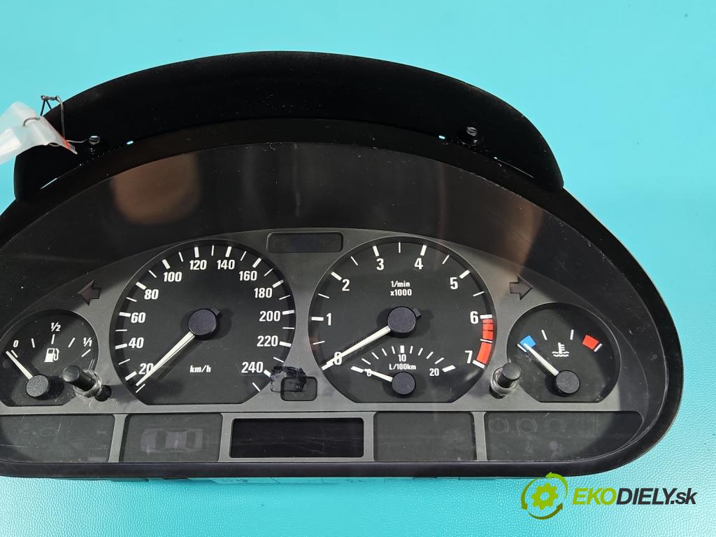 Bmw 3 E46 1998-2007 1.8 16V 116 HP manual 85 kW 1796 cm3 3- prístrojovka/ budíky 0263606341 (Prístrojová doska)