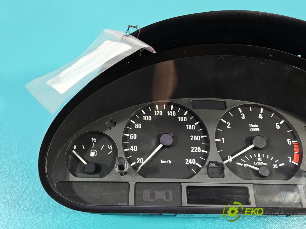 Bmw 3 E46 1998-2007 1.8 16V 116 HP manual 85 kW 1796 cm3 3- prístrojovka/ budíky 0263606341 (Prístrojová doska)
