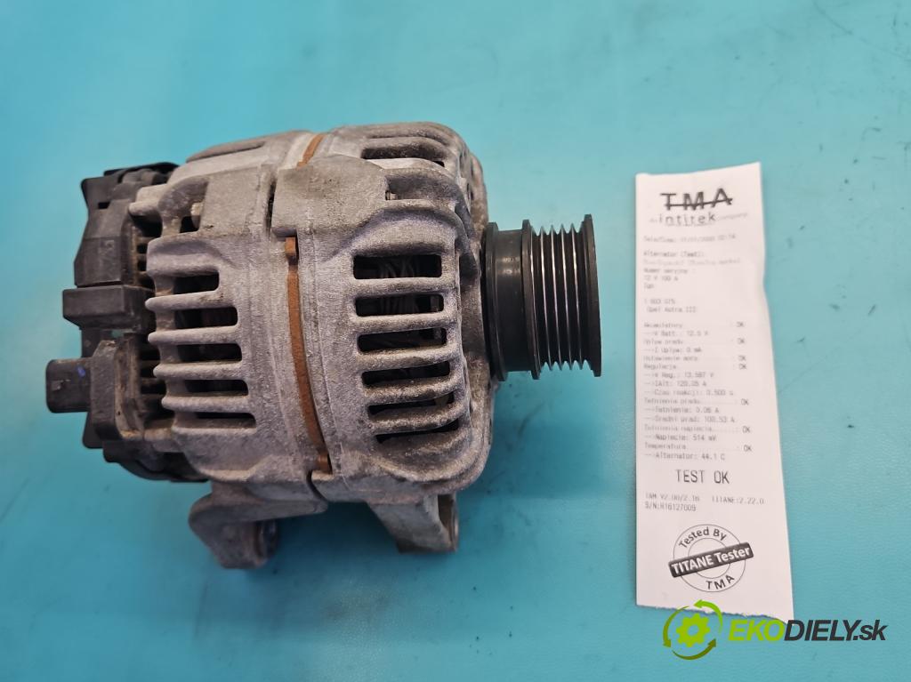 Opel Astra III 2004-2014 1.8 16V 140 hp manual 103 kW 1796 cm3 2- Alternator 0124325163 (Alternátor)