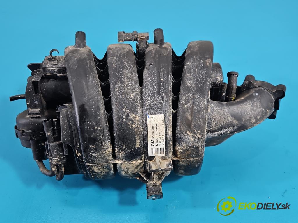 Opel Astra III 2004-2014 1.8 16V 140 HP manual 103 kW 1796 cm3 2- zvod nasávací 55563685 (Sacie potrubie)