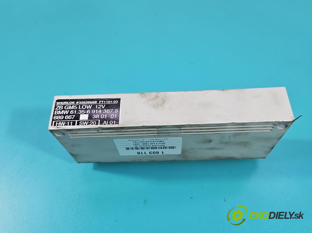 Bmw 3 E46 1998-2007 1.8 16V 116 hp manual 85 kW 1796 cm3 3- řídící jednotka komfortu 69143679