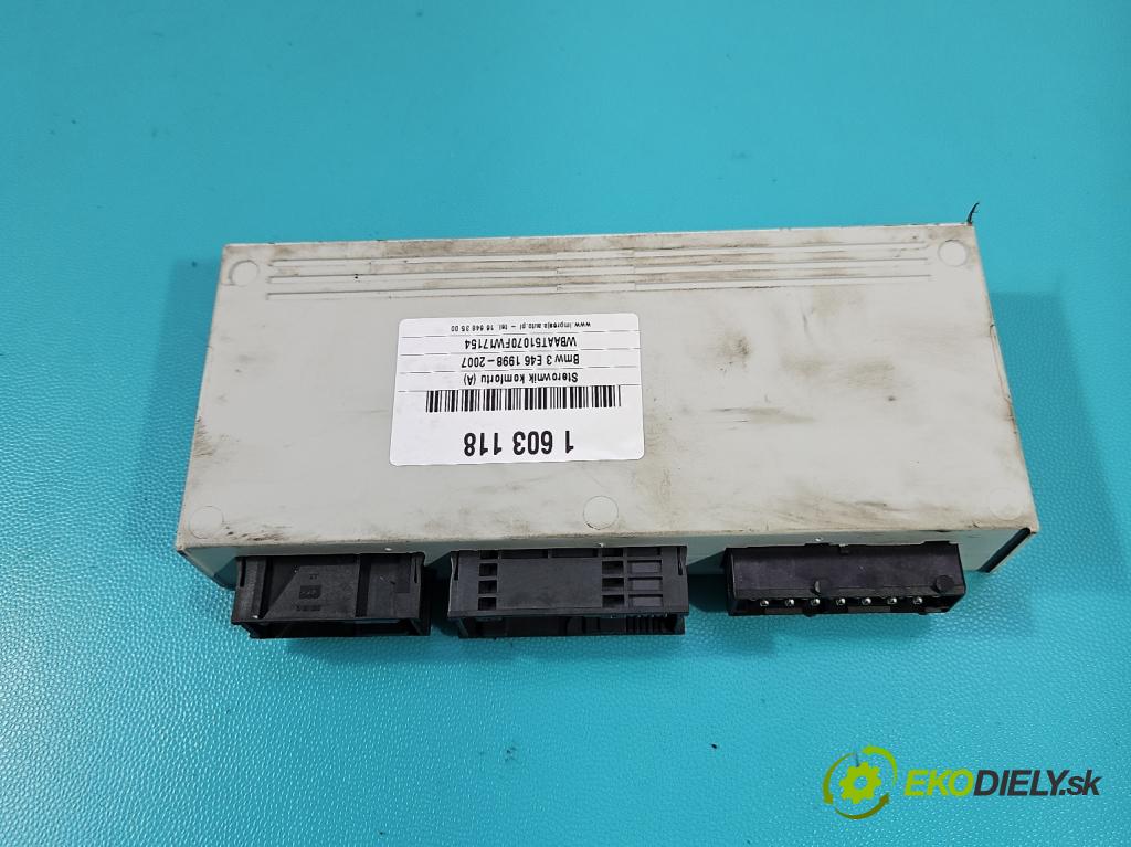 Bmw 3 E46 1998-2007 1.8 16V 116 hp manual 85 kW 1796 cm3 3- řídící jednotka komfortu 69143679
