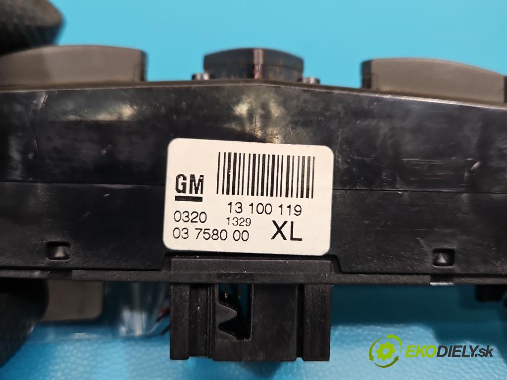 Opel Astra III 2004-2014 1.8 16V 140 hp manual 103 kW 1796 cm3 2- Přepínač světel nouzový: 13100119