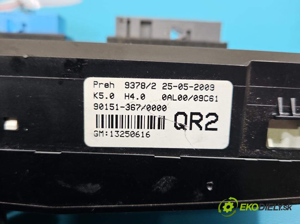 Opel Astra III 2004-2014 1.8 16V 140 HP manual 103 kW 1796 cm3 2- panel kúrenia 13250616