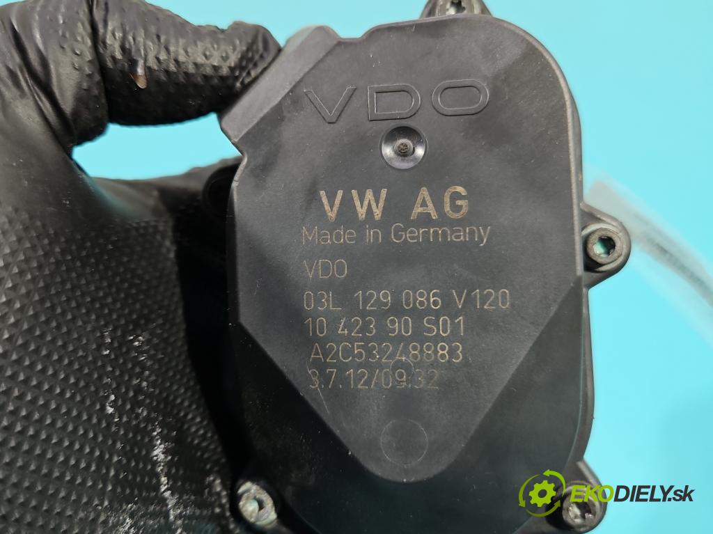 Vw Passat B6 2005-2010 2.0 tdi 170 HP automatic 125 kW 1968 cm3 5- Ovladač: klapky: kolektor 03L12986 (Motorček ostatné)