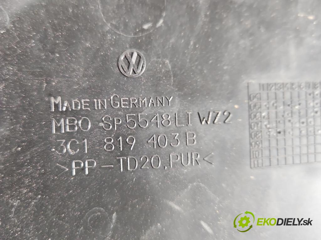 Vw Passat B6 2005-2010 2.0 tdi 170 hp automatic 125 kW 1968 cm3 5- torpédo 3C1819404B (Plast pod čelním sklem)