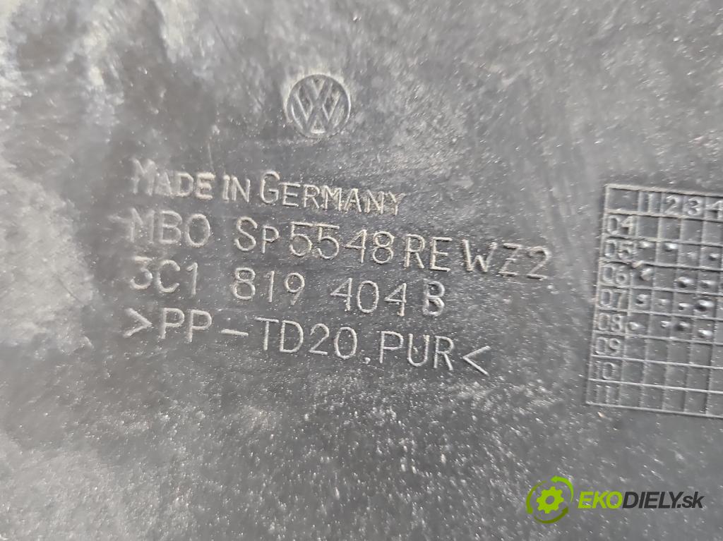 Vw Passat B6 2005-2010 2.0 tdi 170 hp automatic 125 kW 1968 cm3 5- torpédo 3C1819404B (Plast pod čelním sklem)