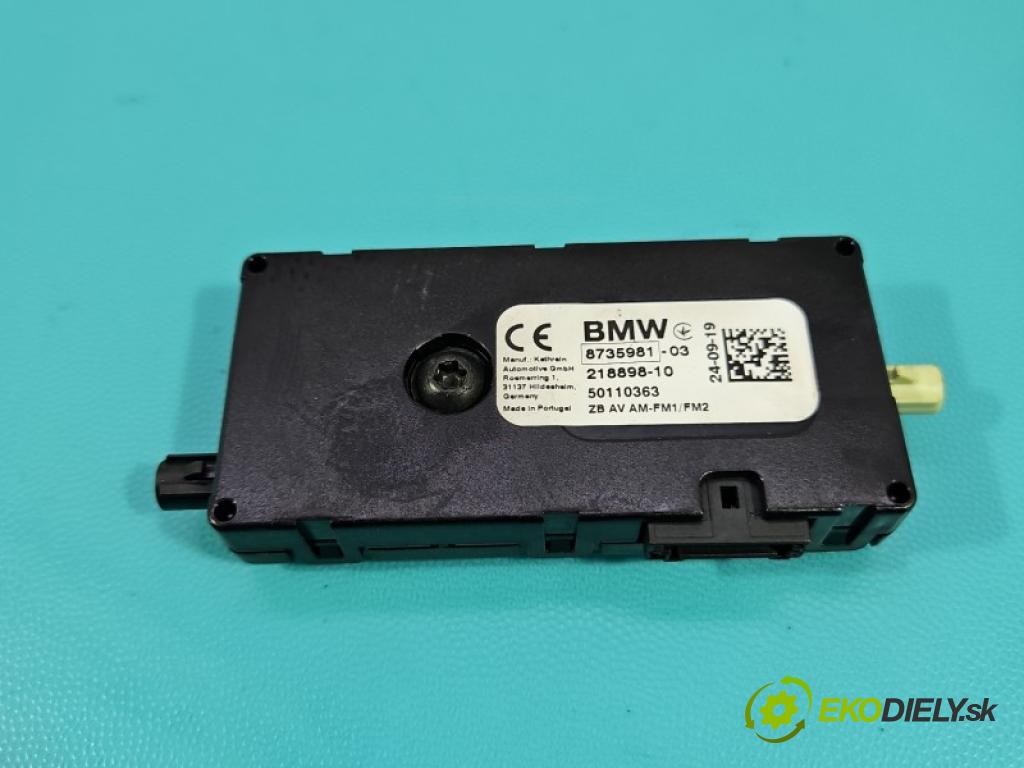Bmw 5 G30 2017-2024 2.0 T 184hp automatic 135 kW 1998 cm3 4- Zesilovač: 8735981 (Zosilňovač)