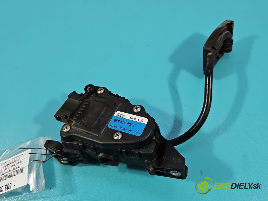 Renault Master II 1998-2010 2.5 dci 95 HP manual 70 kW 2463 cm3 5- pedal plyn potenciometr: 7700314526